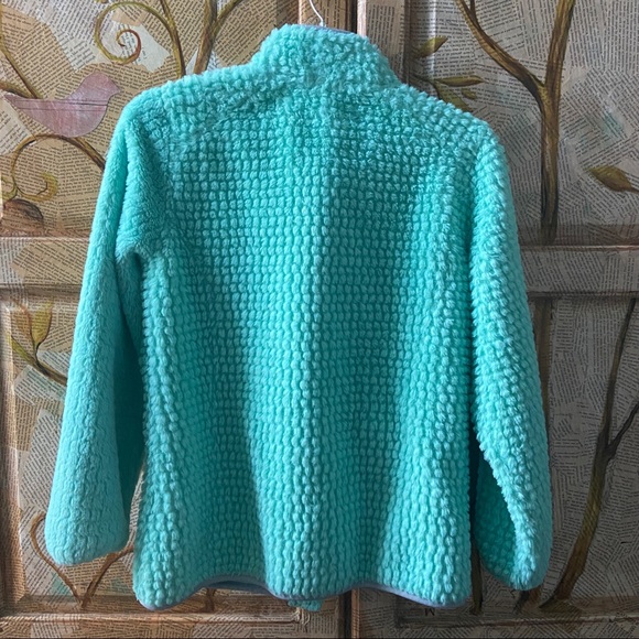 (CLOSET CLOSING FINAL SALE) LIKE NEW Steve Madden Faux Fur Jacket (Mint Green) - Picture 2 of 4